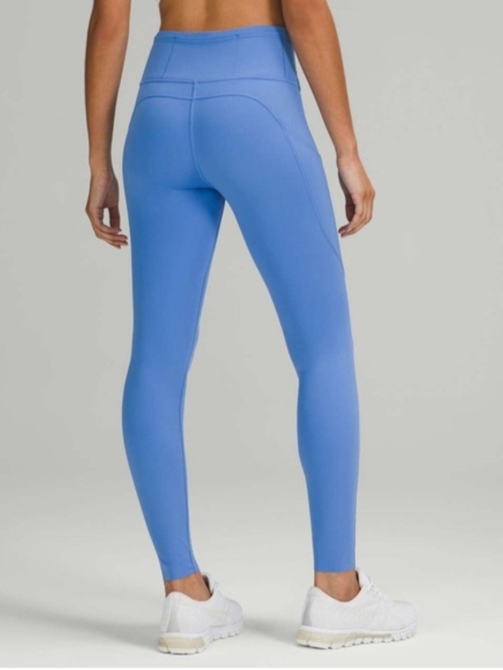 NWOT Lululemon Fast and Free HighRise Tight 27" *5-Pocket Blue Nile Size 14 - Picture 1 of 13